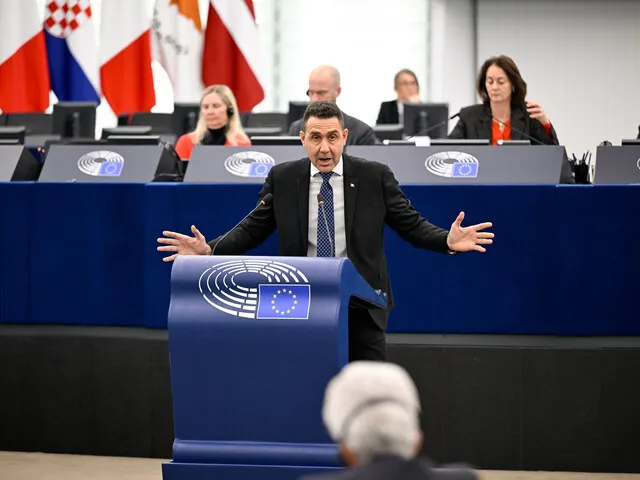 Roberto Vannacci interviene al Parlamento Europeo, Strasburgo 2025